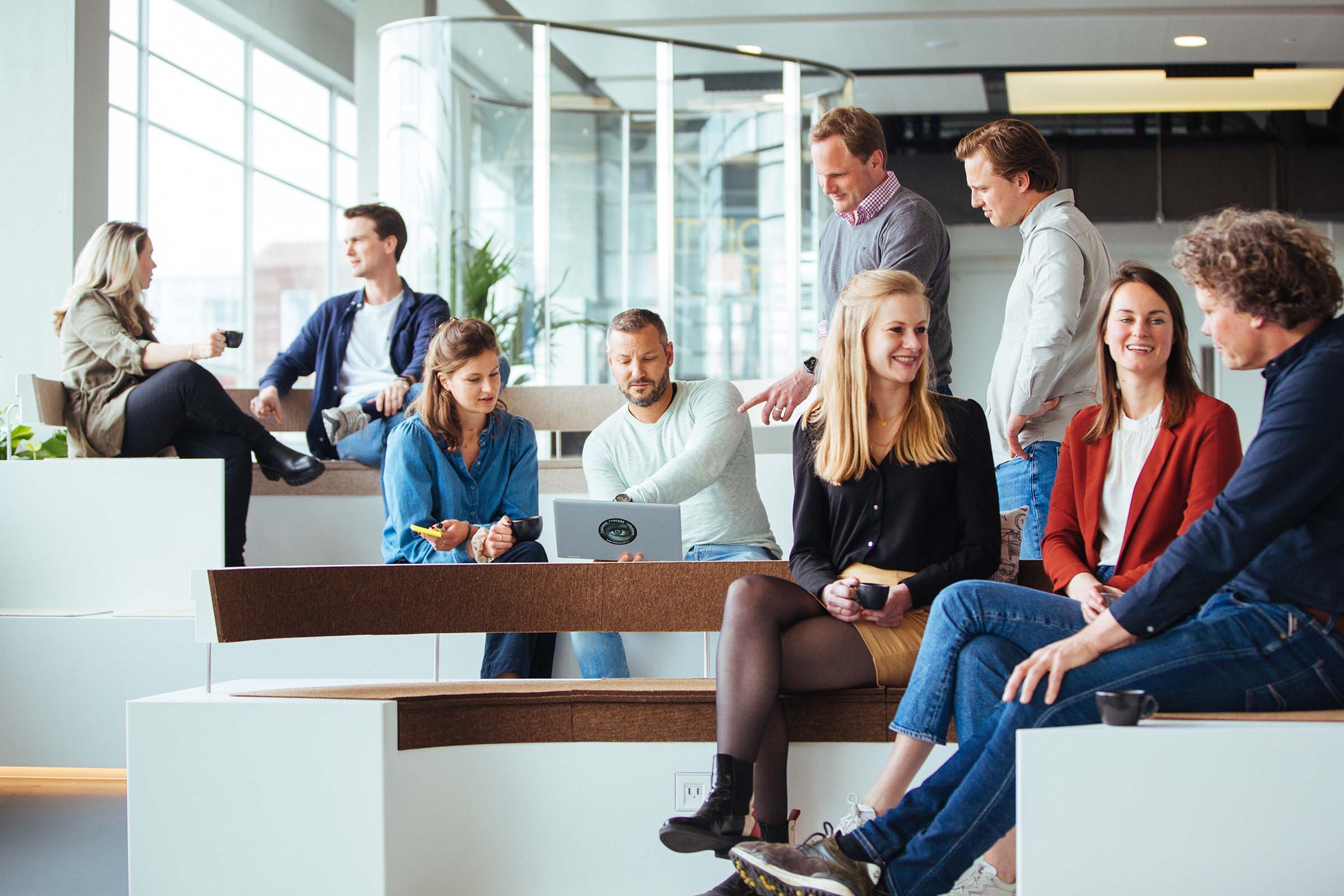 Bedrijfsfotografie collega's